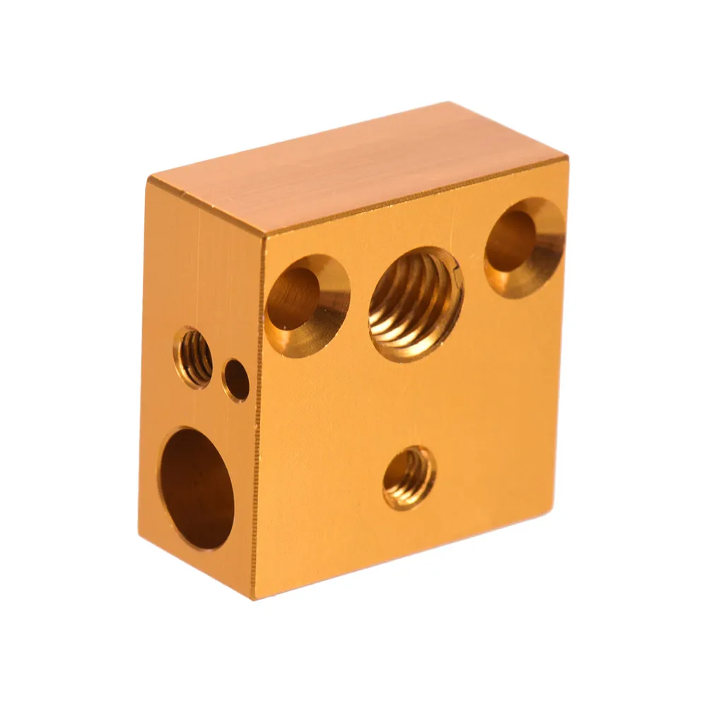 

3D Printer Heater Block 20 * 20 * 10mm for Creality Ender3 3D Printer Extruder Nozzle Hotend Kit