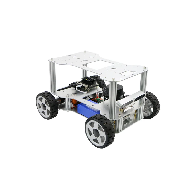 Preise Ackerman ROS Trolley Roboter Intelligente Chassis Visuelle SLAM Radar Raspberry Pi IPC Master