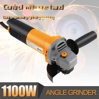 electric angle grinde 220v 1100w 100mm compact polishing machine angular power tool for cutting grinding metal