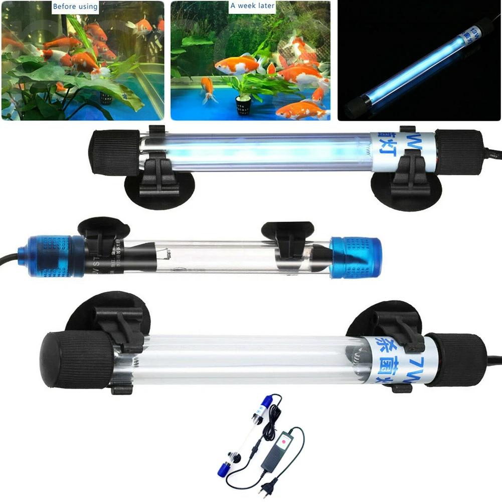 Ультрафиолетовый стерилизатор для аквариума лампа декоративная УФ