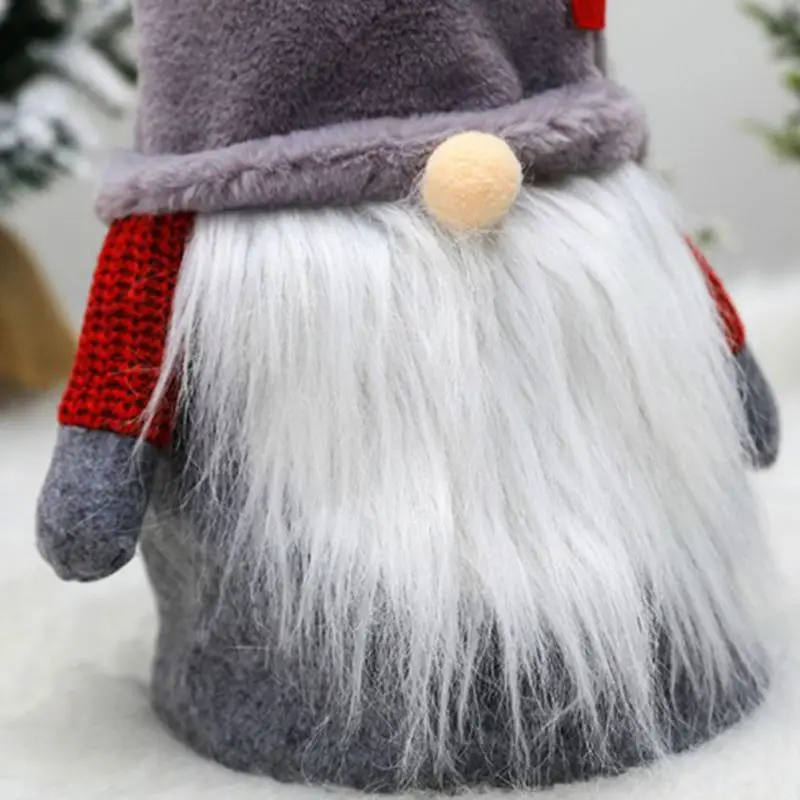 

Christmas Ornament Christmas Decoration Forester Tree Top Star Faceless Plush Doll Christmas Tree Top Dress Up Home Decoration