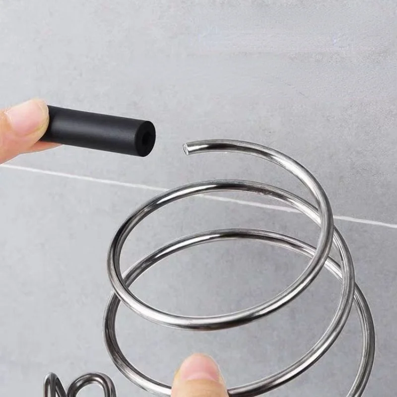 Полка-Воздуходувка из нержавеющей стали утолщенная Вешалка без отверстий для