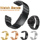 Ремешок из нержавеющей стали для Garmin Fenix 5 5X 5S Fenix6 pro Classic, металлический модный браслет для наручных часов, быстрая установка, 22 мм 26 мм