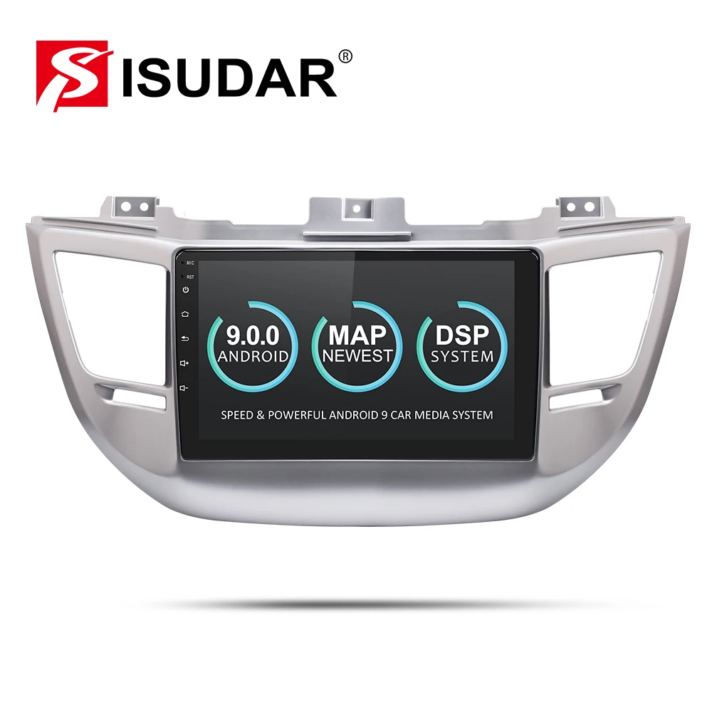 Isudar Android 9 1 Din Автомобильный мультимедийный плеер для hyundai Tucson/IX35 2016 2017