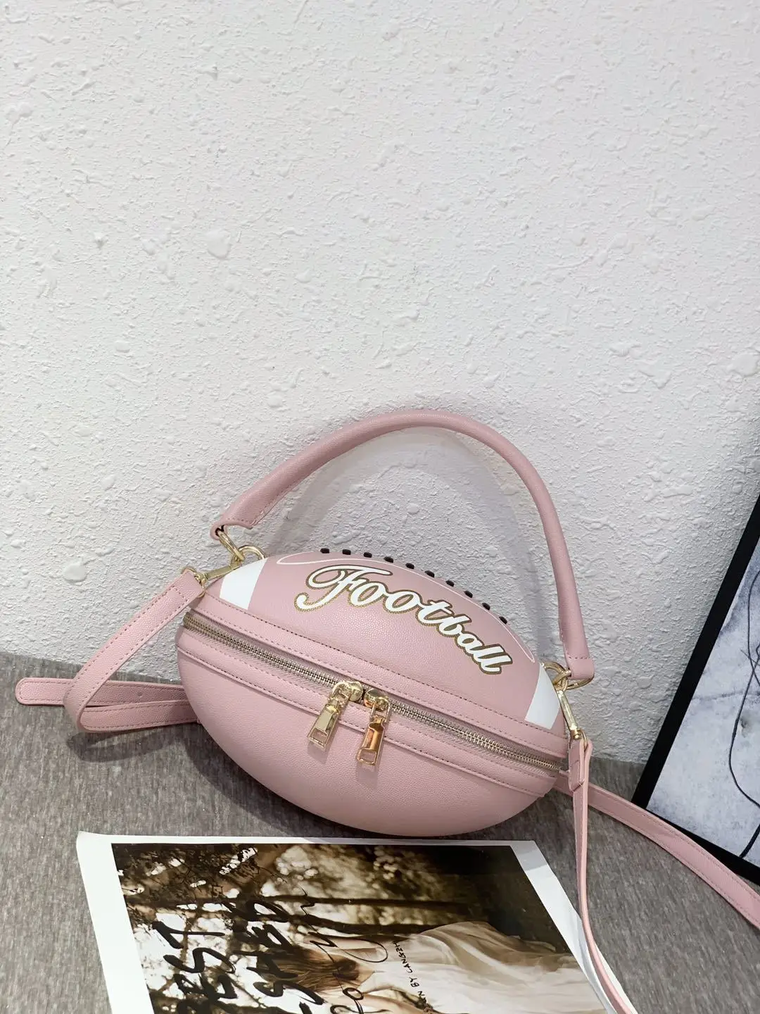 

2020 football shape bag funny bag for women jelly bag