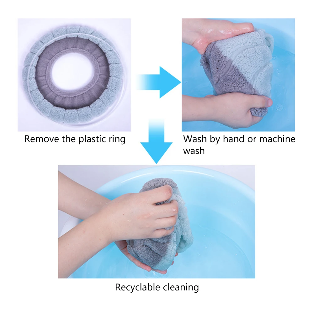 

Household Toilet Cushion Toilet Seat Closestool Warmer Mat Cover Pad Cushion Good Elasticity More Suitable for the Toilet Seat