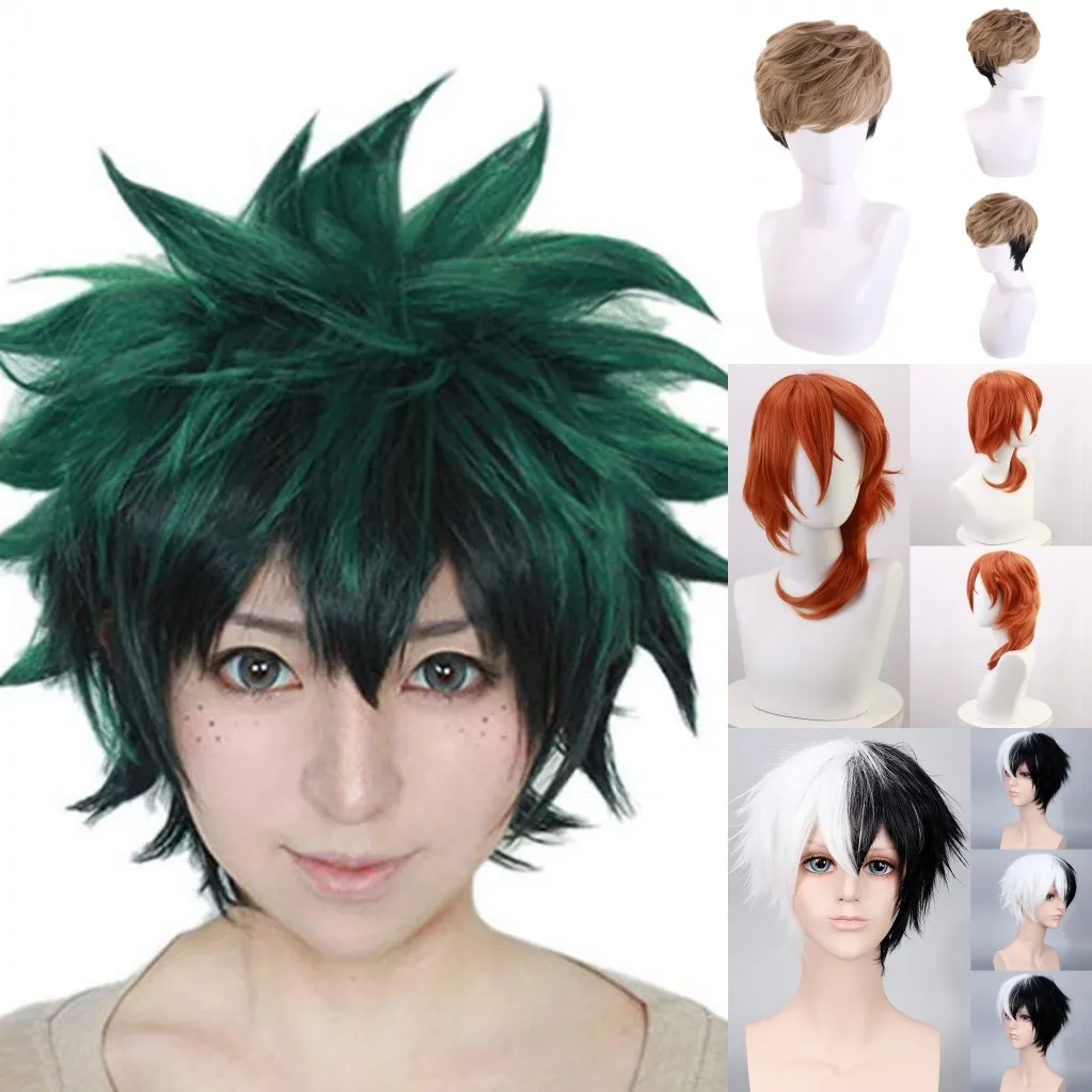 Парики для косплея аниме Deku Danganronpa V3: убивающая гармония Ouma Kokichi парик Komaeda Nagito