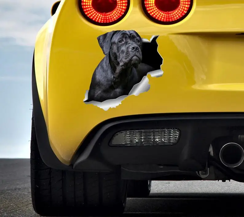 

Cane Corso sticker Car dog stickers Pet sticker Cane Corso black Dog sticker Animals decor Auto sticker dog Black