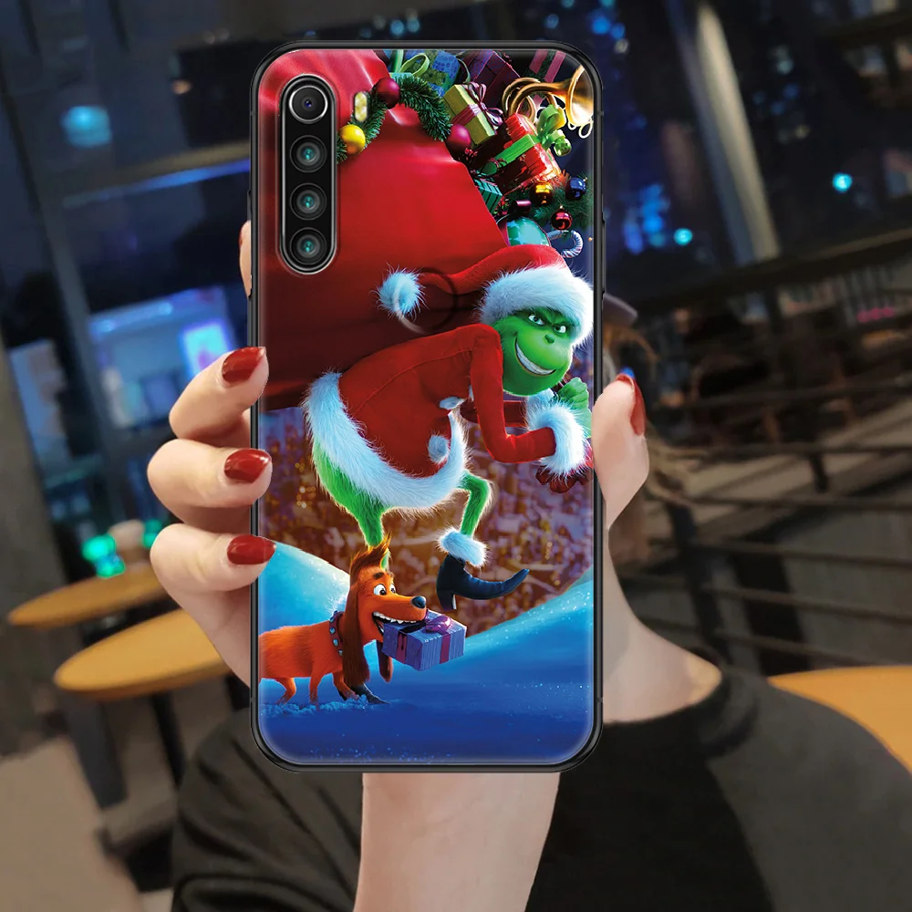 

the Green of Monster cartoon Phone case For Xiaomi Redmi Note 4X 6A 7 7A 8 8T 9 9A 9S 10 K30 Pro Ultra black luxury waterproof