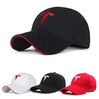 Бейсболка с вышивкой, регулируемая, для Tesla, модель 3, модель X, модель s, для спорта на открытом воздухе, хип-хоп, аксессуары для автомобиля, 1 шт.