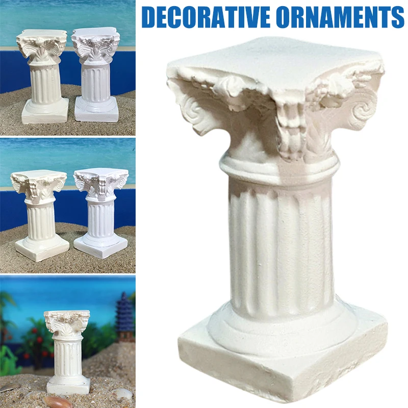 Римская колонна Миниатюрная модель для песочного стола расположение пейзажей