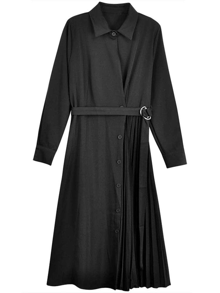 

Small Temperament Skirt New Early Spring 2021 Women's Waist Slim Hepburn Style Black French Dress
