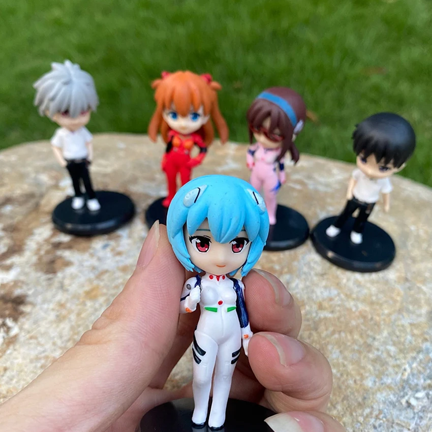 Bandai NEON GENESIS евангелионовые украшения персонаж кукла серия 6 см Shinji Ayanami RI Asuka Langley