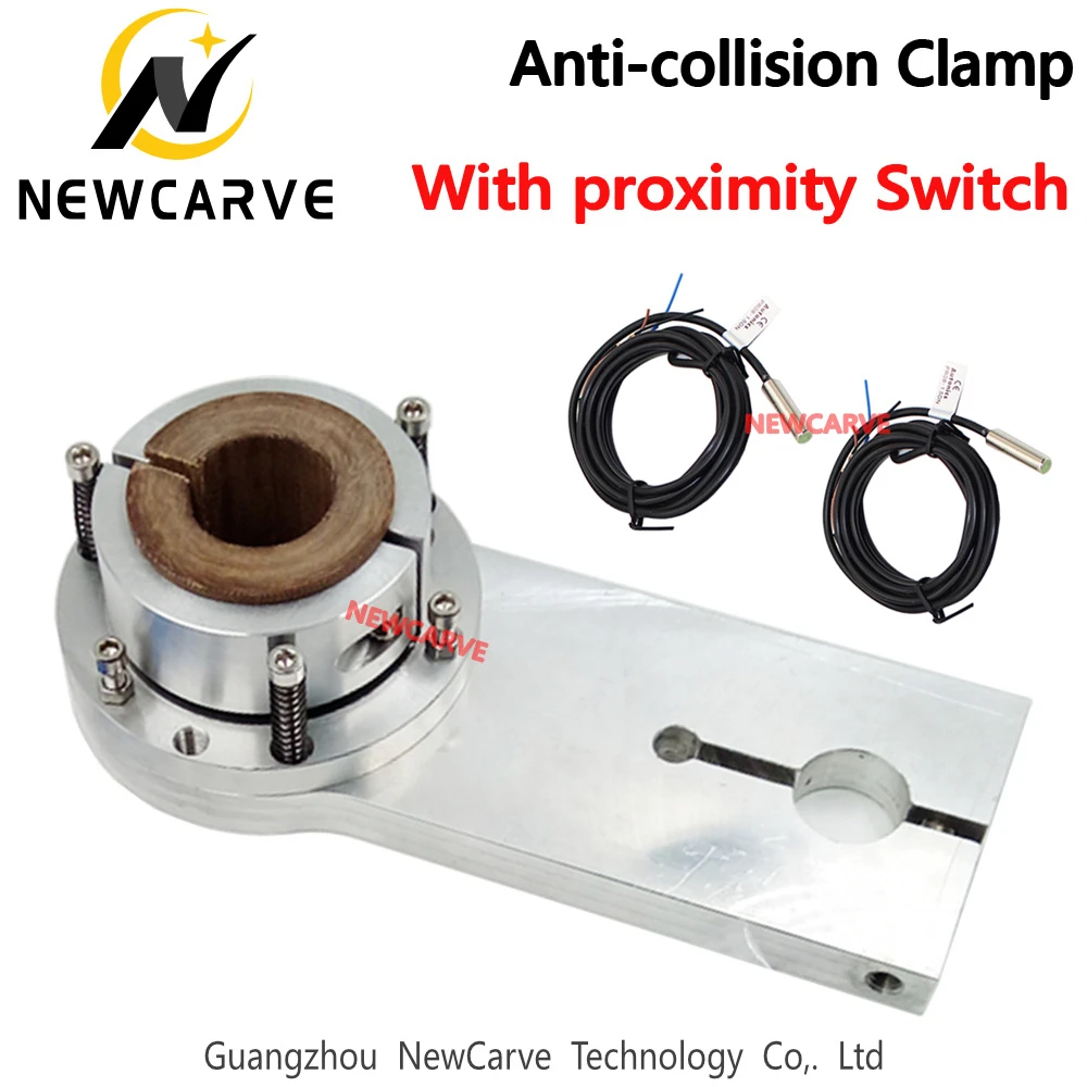 Anti-collision Clamp 32mm with 2pcs proximity switch For Gantry And Desktop Cutting  CNC Plasma Flame Cutting Machine NEWCARVE