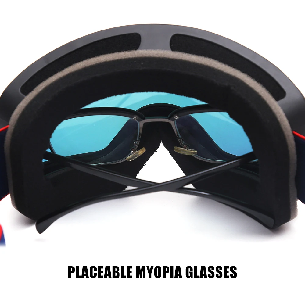 Новые магнитные сферические лыжные очки с мужские и женские уличные