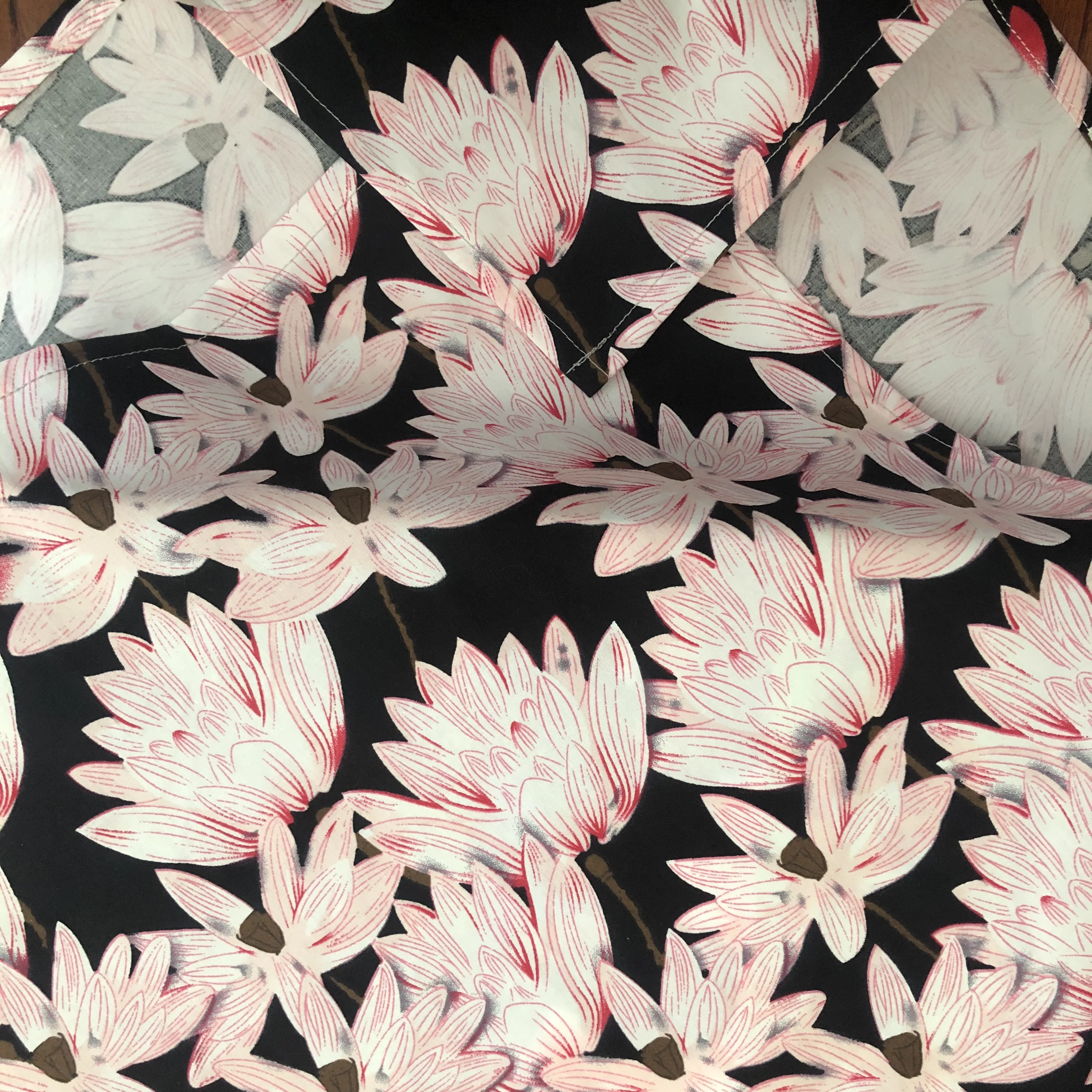 Упаковочная ткань 65 см 70 90 120 в стиле японского лотоса платки фуросики цветок