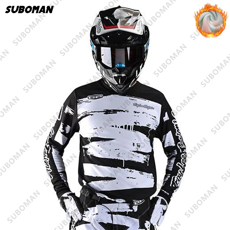 

2022 suboman men's Winter cycling Windproof Clothing MTB Downhill motorcycle long sleeve work clothes bmx mountain bike Jersey