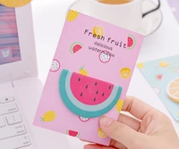 fresh fruit cartoon sticky notes round fruit sticker diy message notes students writing notes stationery gift sticker paper