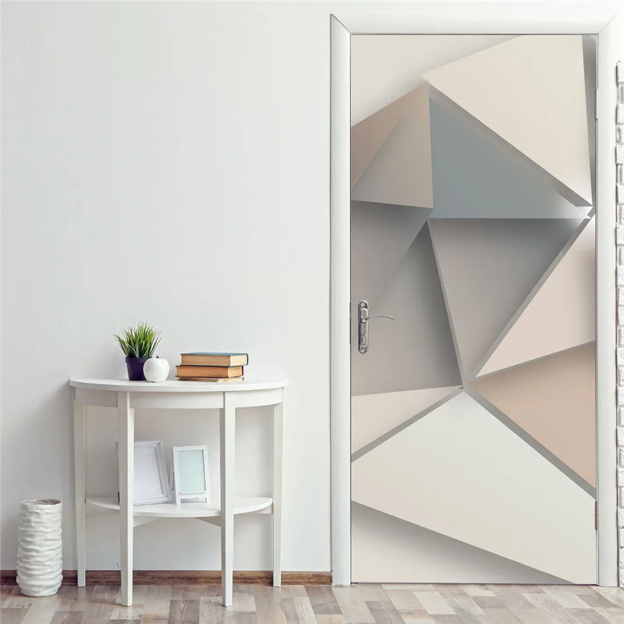 Baffect дверной стикер s DIY 3D Фреска для гостиной спальни домашний декор плакат