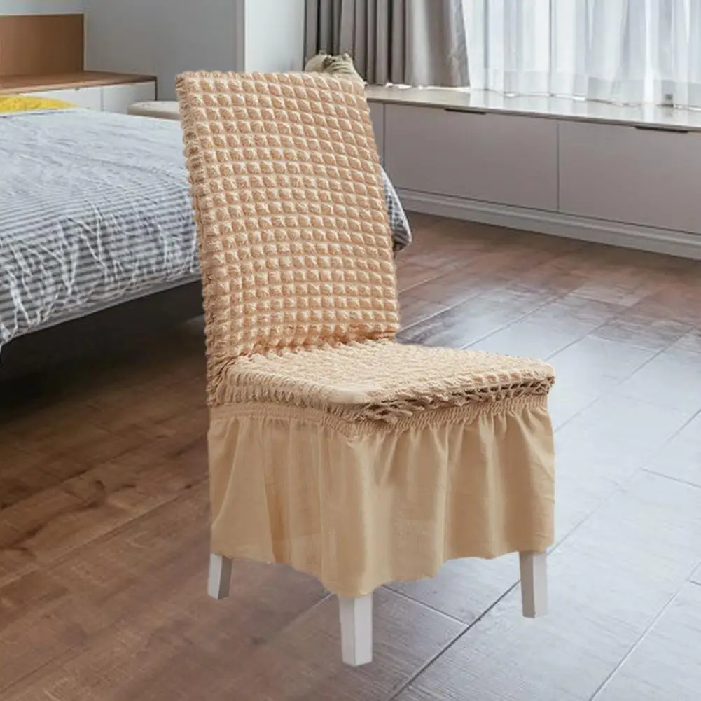 

Delicate Chair Slipcover Eco-friendly Polyester Easy Fitted Chair Slipcover Chair Cover