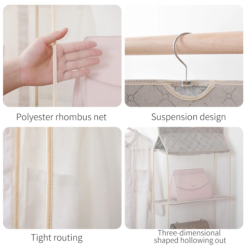 Нетканый ящик для хранения разделитель органайзер подвесная сумка одеял с