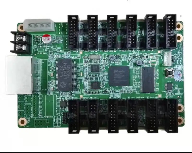 Linsn RV908M32 приемная карта для полноцветного дисплея с интегрированным портом 12 hub75