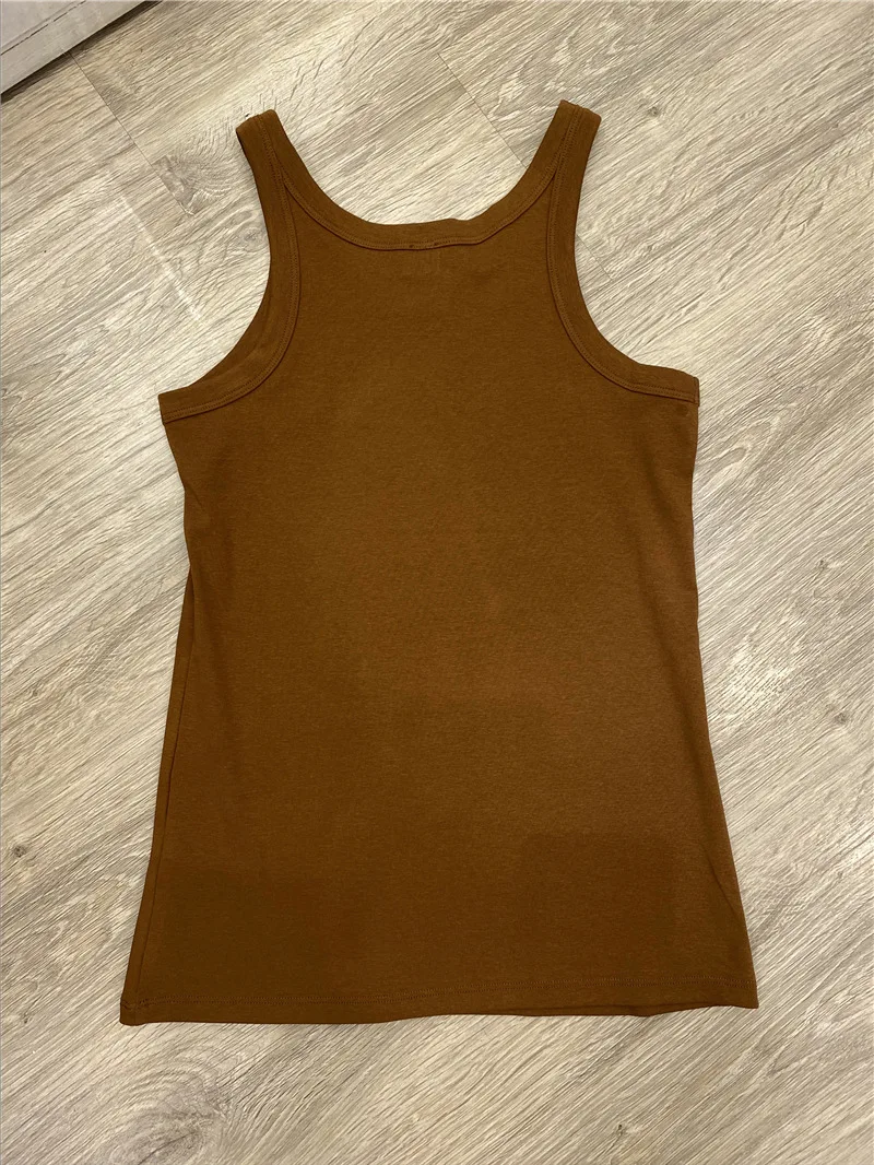 

2020 New Women Simple Vest Stretch Sleeveless Slim T-shirt Tee Ladies Camis Female Bottoming Tank Top Clothes