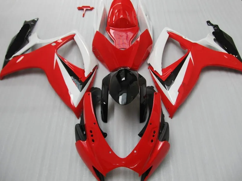 Набор обтекателей для литья под давлением GSXR600 750 K6 06 07 GSXR 600 GSXR750 2006 2007 ABS белый