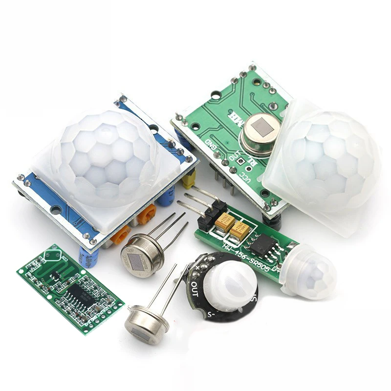 Модульный кронштейн детектора движения для arduino с ИК модулем пироэлектрическим
