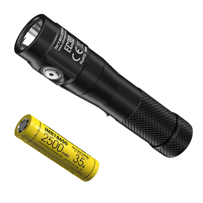 

Фонарик NITECORE EC30, светодиодный, с магнитной задней крышкой, с аккумулятором 18650