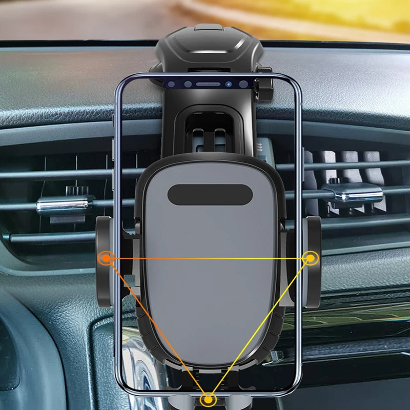 Universal Air Vent Mount Stand bracket Sucker Car mobile Phone Holder For iPhone 12 Pro Max 8 7 Plus Huawei Xiaomi Redmi Samsung