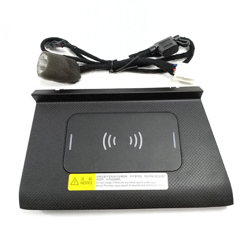 

15W Car QI Wireless Charger Fast Charging Phone Holder Pad For- Tiguan 2017-2021