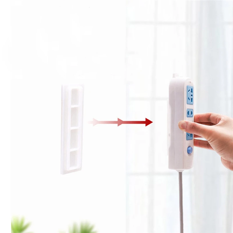 Invisible Socket Bracke Hanging Wall Sticker Holder Punch Free New Essentials Home Office Supplies Durable And Practical | Дом и сад
