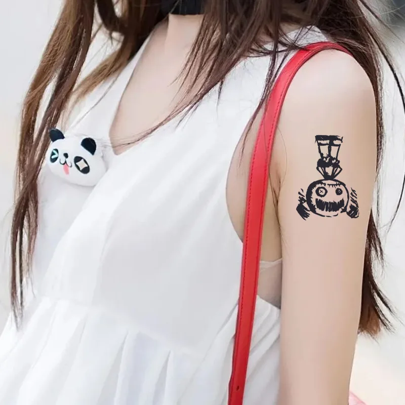 Наклейки-татуировки травяной сок водостойкие небольшие свежие и милые наклейки