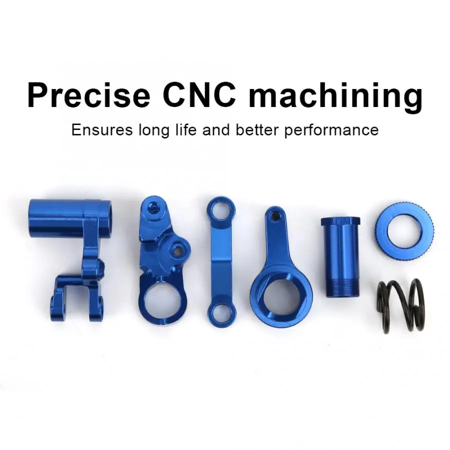 Многокомпонентный рулевой набор компонентов CNC подвергая механической обработке аксессуары для радиоуправления, пригодный для Traxxas Slash 4X4 1/10 Радиоуправляемый грузовик