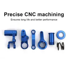 Многокомпонентный рулевой набор компонентов CNC подвергая механической обработке аксессуары для радиоуправления, пригодный для Traxxas Slash 4X4 1/10 Радиоуправляемый грузовик