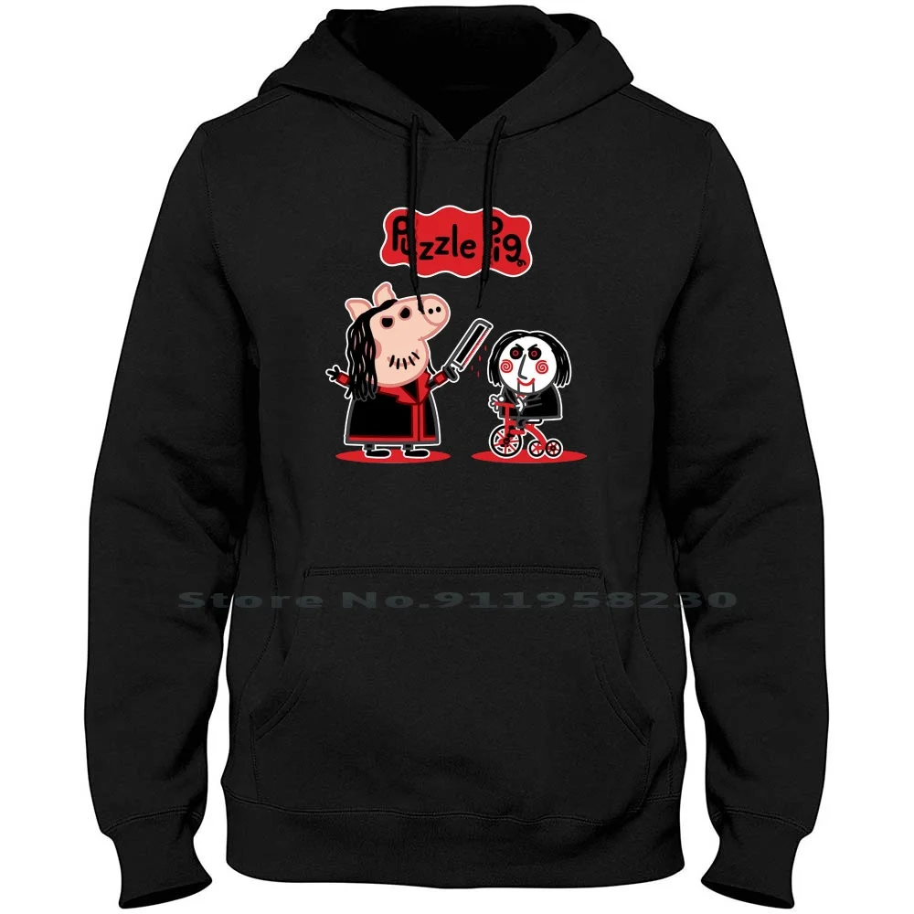 

Puzzle Pig Men Women Hoodie Pullover Sweater 6XL Big Size Cotton Popular Symbol Seller Puzzle Quote Pig New Pi Ny Symbol Funny