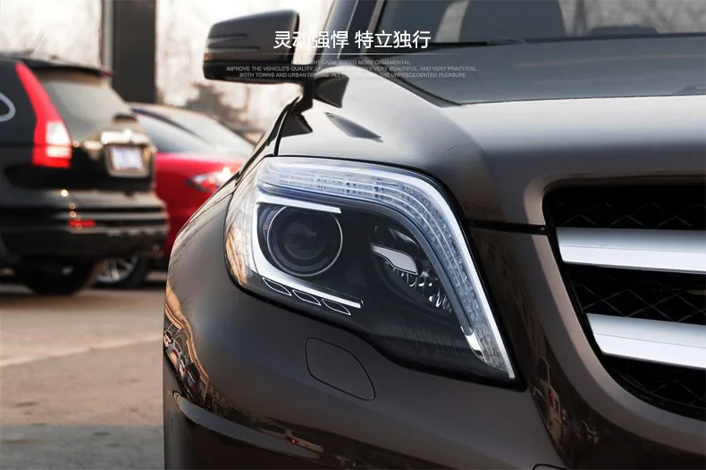 1 Набор Автомобильный фар для Benz GLK260 фары 2012-2015 X204 GLK300 светодиодный задний фонарь