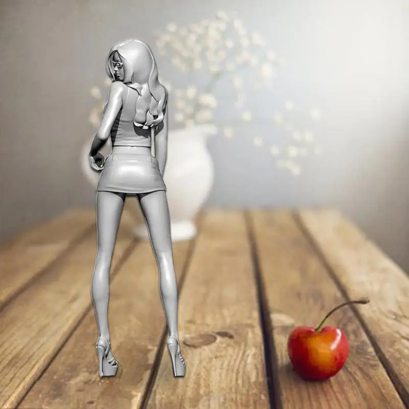 

YUFAN 1/24 Beauty Girls Office Girl Resin Soldier 7.5cm Static Epoxy Toy Model Resin Self-assembled TD-202031 H6K4