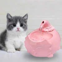 drinker for cats ceramic pet cats fountain indoor decor animal dogs drinking automatic dog water bowl cat accessories usb kitten