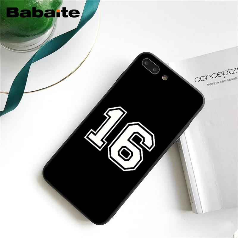 Babaite футбол счастливое число и буква чехол для телефона iphone 11 Pro 11Pro Max X XS MAX 6 6s 7 7plus 8 8Plus 5 5S SE XR