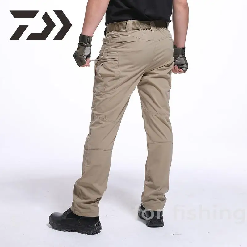 

2021 New Daiwa Fishing Pants for Men Fishing Clothes for Fishing Tactical Clothing Mens Outdoor Sports Trousers Multi-Pocket