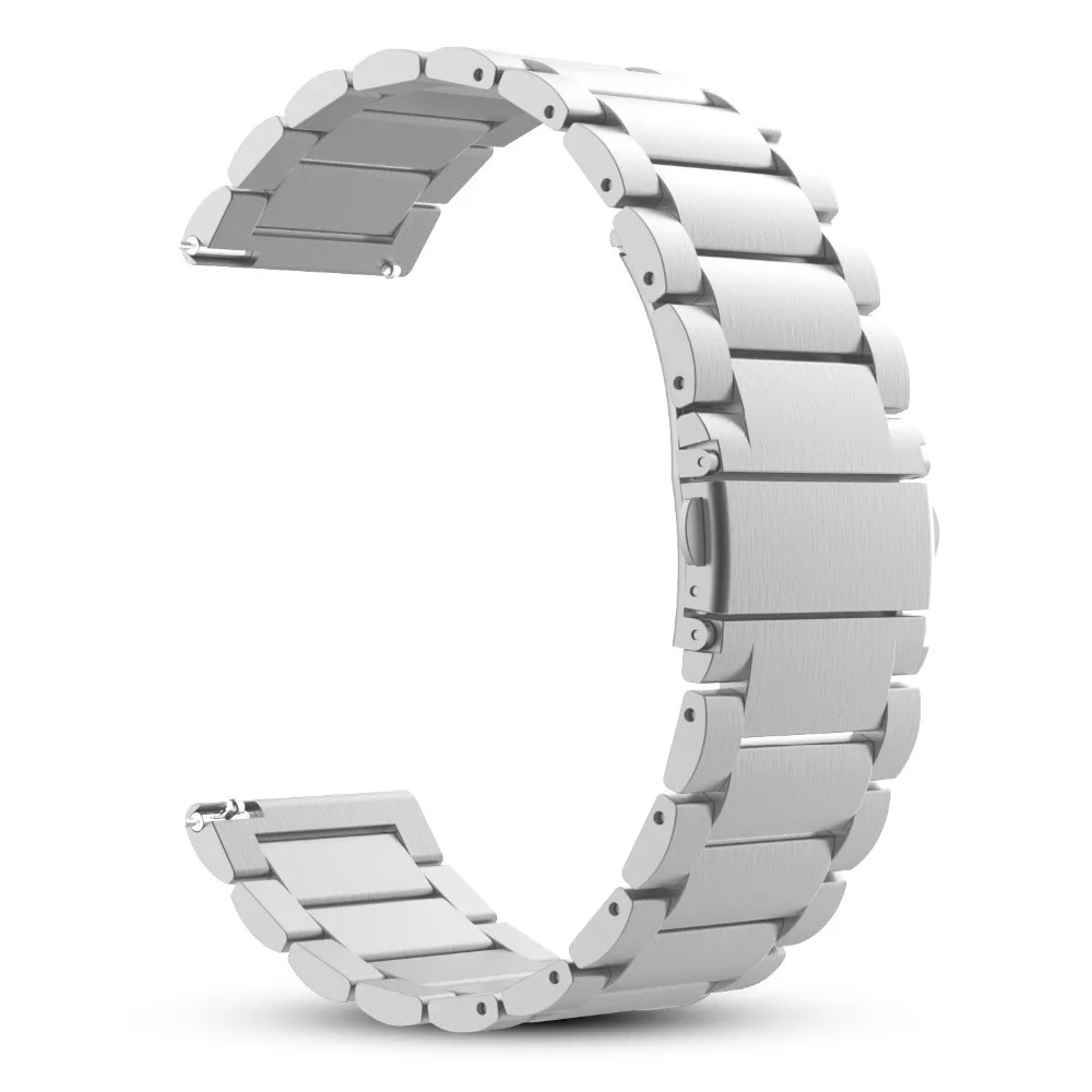 strap for samsung Galaxy watch 46mm active Huawei watch GT 2 strap 20 22mm watch band Stainless steel bracelet gear s3 frontier