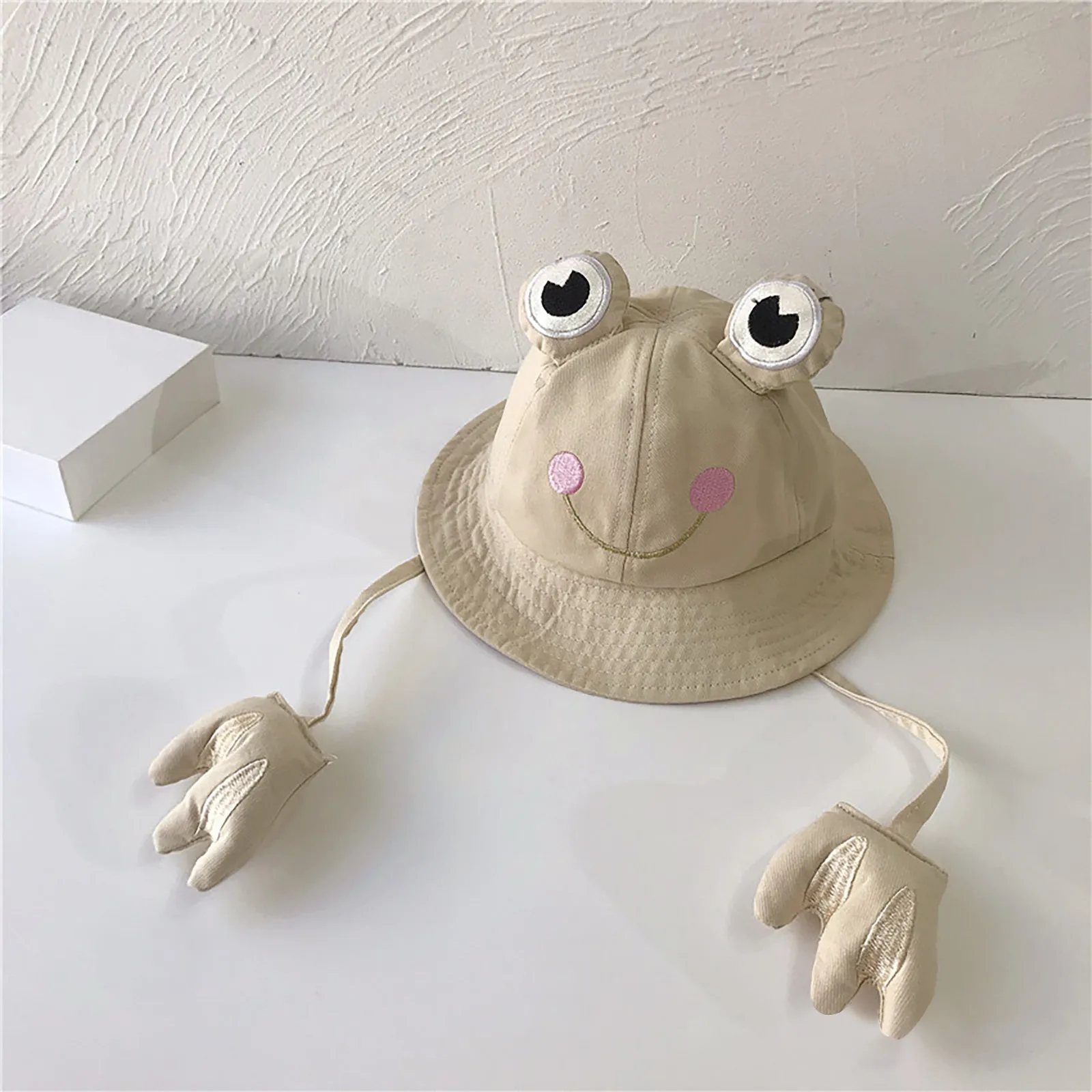 

2021 Summer Boys And Girls Summer Sunscreen Cap Sunscreen Cap Fisherman'S Cap Thickened Soft Bucket Hat New Arrivel