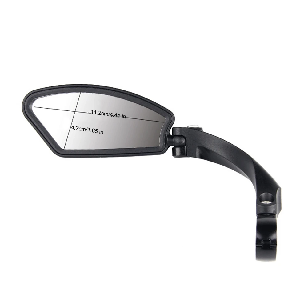 

Bicycle View Mirror Stainless Steel Lens Mirror Safety Rear View Mirror Wide Angle Handlebar Bike Mirror for Mountain Road Bike