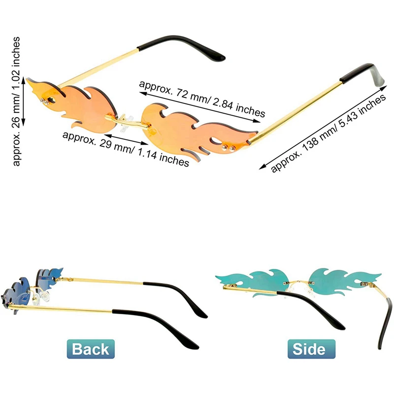 Светящиеся светоотражающие солнцезащитные очки цветные фейерверк женские