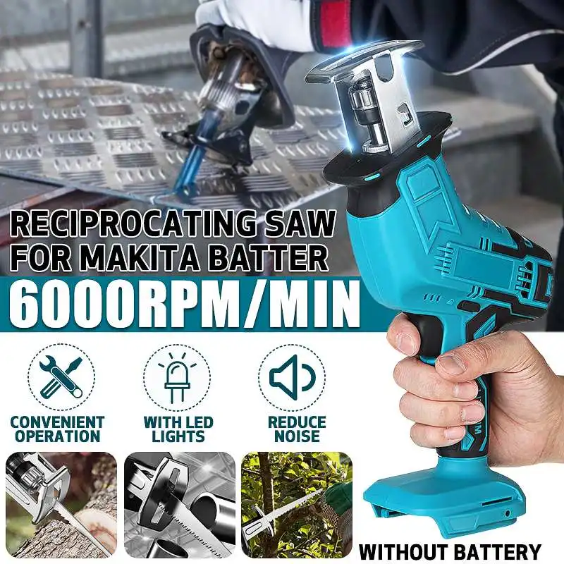 

Беспроводная сабельная пила Drillpro, 18 в, 6000 об/мин, 18 в