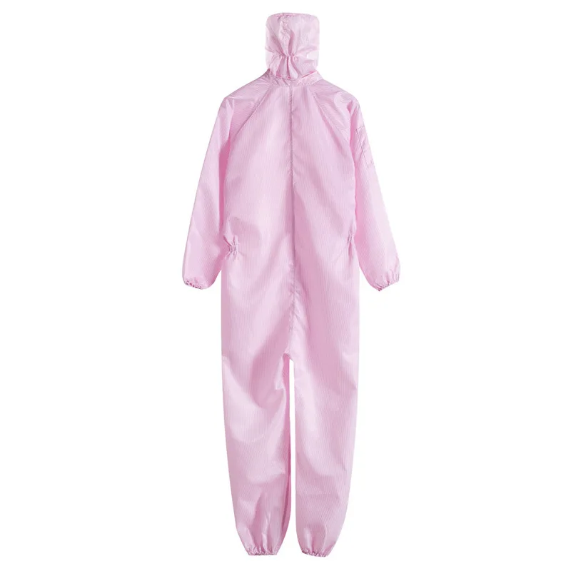 Антистатический комбинезон с капюшоном пылезащитный фабричная мастерская