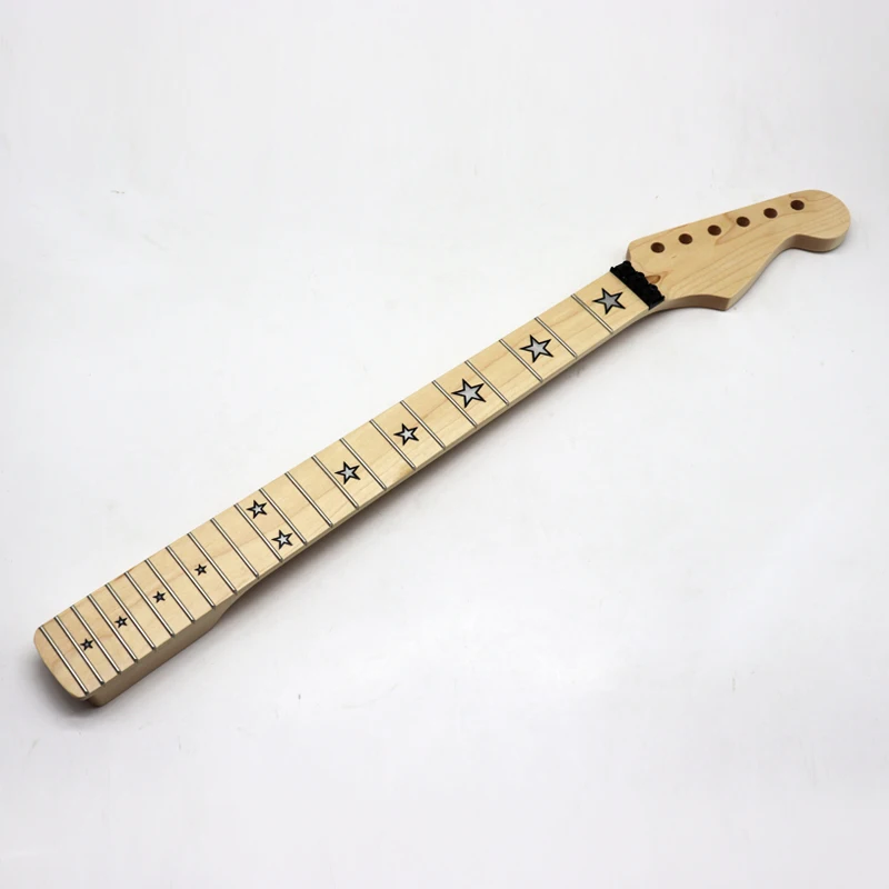 stern griffbrett st elektrische gitarre neck 6 string matte und hight gloss finish 22 fret kanada ahorn holz gitarre hals free global shipping