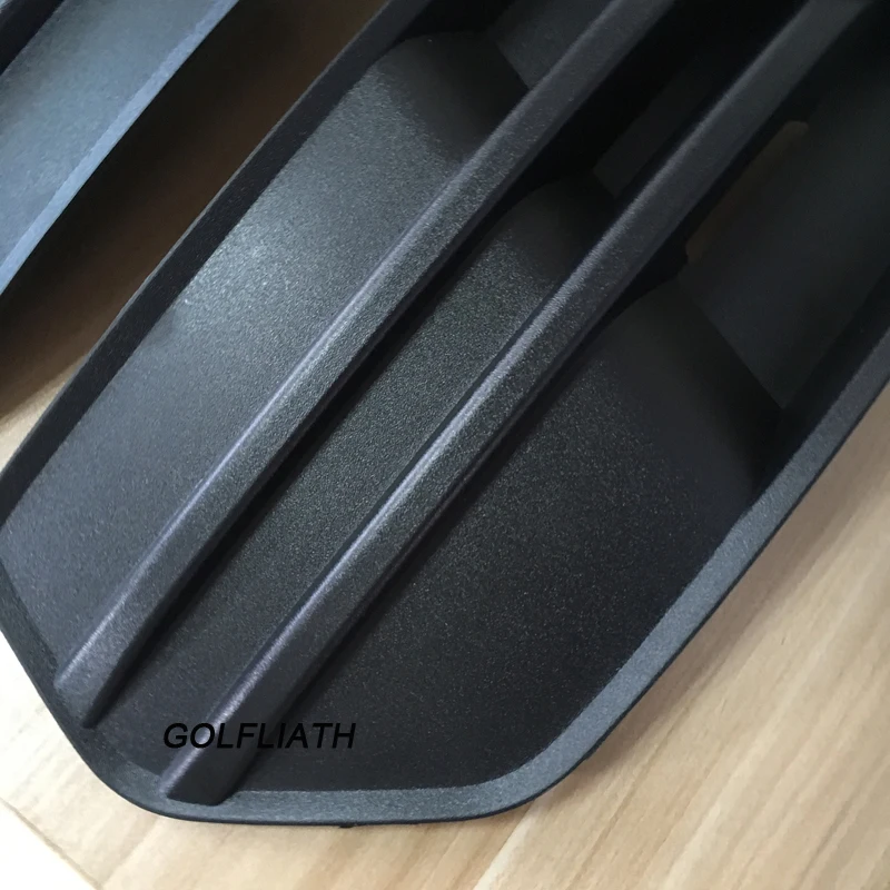 GOLFLIATH одна пара грили переднего бампера для 2009 2010 2011 Audi Q5 ABS пластик матовый черный